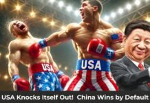 US Punches Itself In Face, China Wins By Default