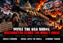 While US Citizens Get Burned, Zionist Bribed Washington Proudly Exports Taxpayer Wealth To Genocidal Israel